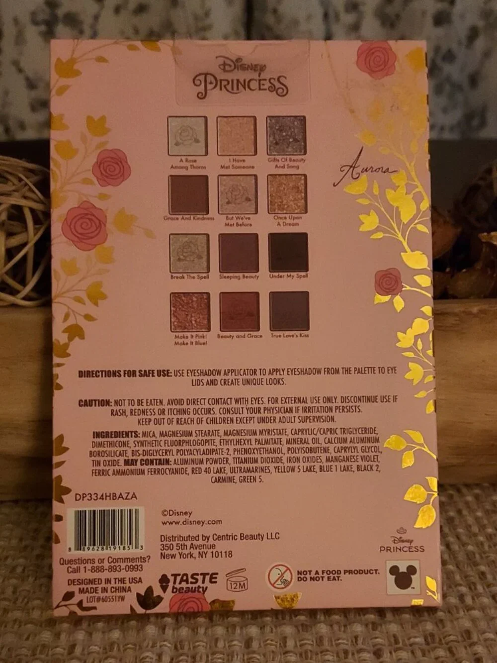 Disney Sleeping Beauty Princess Aurora Eyeshadow Palette